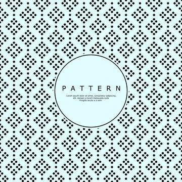 Minimalist square dots abstract pattern design. Elegant simple circle pattern. Stock Illustration