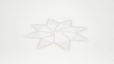 Minimalist star graphic isolated on white background for design or celestia.. Stock Footage 337655320