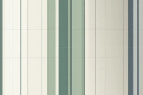 Minimalist striped wall pattern in muted blue, sage green, and cream, creat.. Stock Illustration