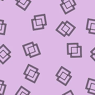 Minimalist style line seamless pattern Stock Illustration