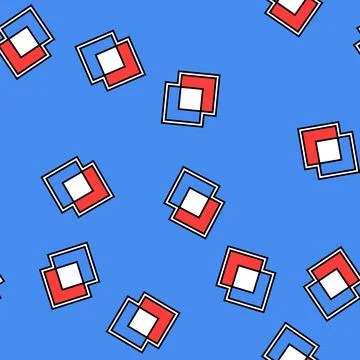 Minimalist style vector seamless pattern Illustrazione stock