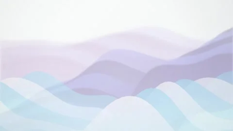 Minimalist stylized rolling hills seamless loop motion background 스톡 동영상 343628076