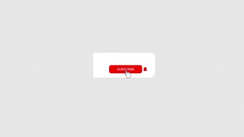 Minimalist Subscribed Button Notification Box Interface Stock Footage 340873944