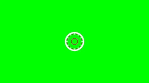 Minimalist sun icon with a circular outline on a solid green background Vídeos de archivo 341824491