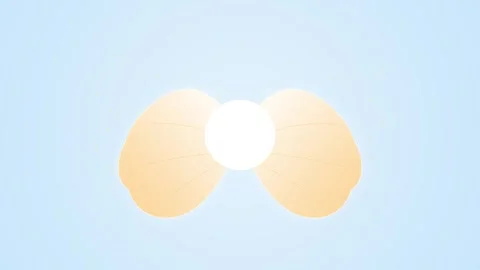 Minimalist sun icon on solid light blue background for clean web design Stock Footage 344640011
