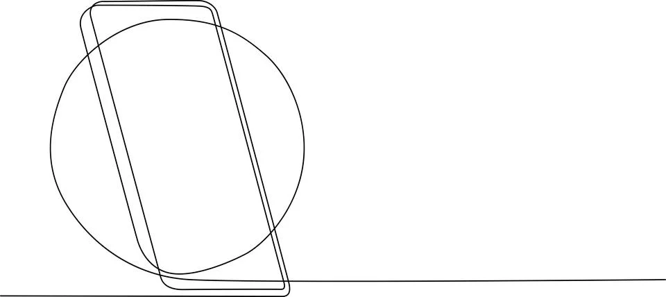 Minimalist table lamp design Vector Stock Illustration