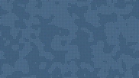 Minimalist teal blue background with white dots arranged in a uniform pattern. Stock Footage 291047653