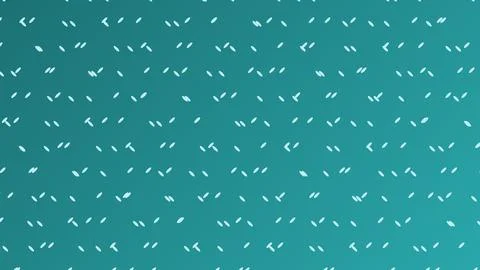 Minimalist Teal Pattern With White Oval Elements Stock Illustration