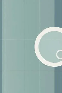 Minimalist teal wall with subtle grid lines and a partial white circular gr.. 스톡 일러스트