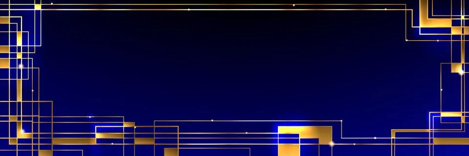 Minimalist tech pattern on blue backdrop Stock Illustration