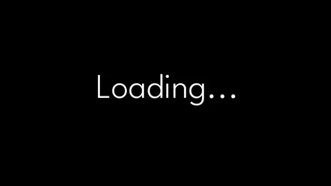 Minimalist text animation from loading process to welcome message Stock Footage 333246532