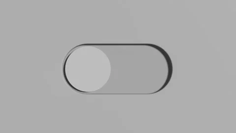 Minimalist On Off Toggle animatio Stock Footage 310482624