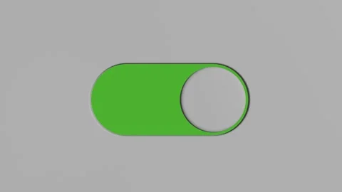 Minimalist On Off Toggle animatio Stock Footage 310482640