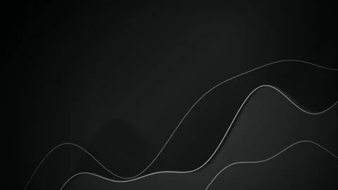 Minimalist topographic wavy lines flow in a seamless loop Stock Footage 341490427