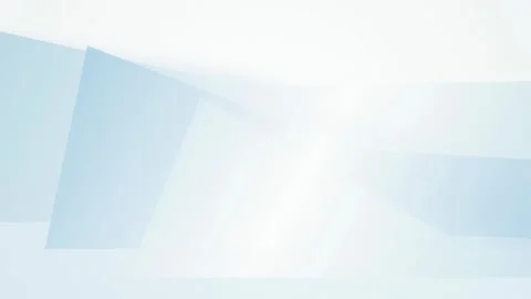 Minimalist translucent polygonal planes glide in a seamless loop Stock Footage 343324717