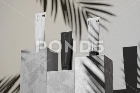 Minimalist Tube Packaging Mockup PSD Template