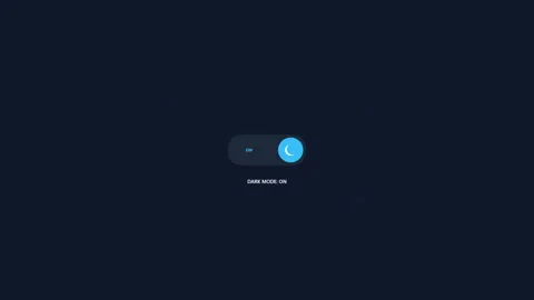 Minimalist ui toggle switch on off Stock Footage 345629531