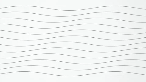Minimalist undulating line pattern seamless loop motion background 库存影片 347205303