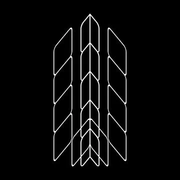 Minimalist Vector Outline Letter 'w" Logo. Lowercase alphabet logo. Ilustración de archivo