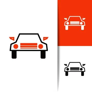 Minimalist Vehicle Icon For Interface Illustrazione stock