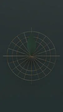 Minimalist vertical composition with a single green leaf and gold circular .. Stock Photos
