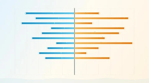 Minimalist Vertical Lines Background with Gradient Sky - Abstract Light Textu Stock Footage 346659664