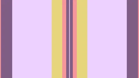 Minimalist vertical stripes motion background, in pastel purple, and yellow Stock Footage 339621545