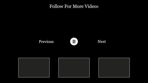 Minimalist video outro end screen template with pause icon and placeholders. 스톡 동영상 345352836