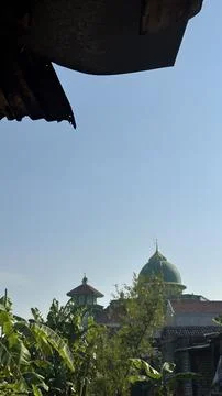 Minimalist view of a mosque Stock Photos