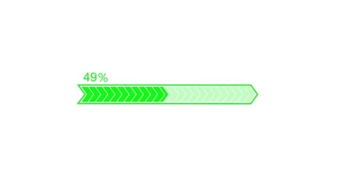 Minimalist Waiting Progress Loading Animation with Clean Looping Bar Vídeos de archivo 317648005