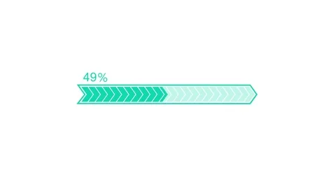 Minimalist Waiting Progress Loading Animation with Clean Looping Bar Vídeos de archivo 317648010