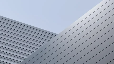 Minimalist wall, architectural structure,structure, animation. 3D render. Stock Footage 316140828