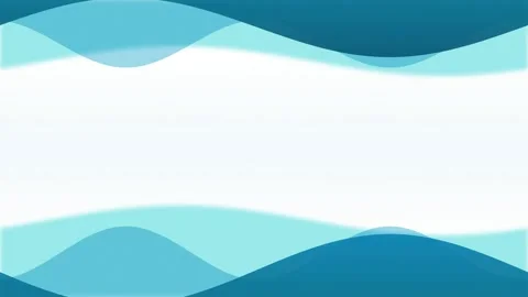Minimalist wave frames undulate in a seamless loop Stock Footage 343115133