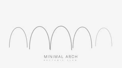 Minimalist wave graphic design template on white background 動画素材 337655814