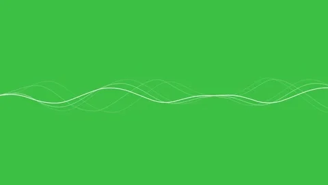 Minimalist Waveform Audio. Abstract white sound waves background. Stock Footage 169221007