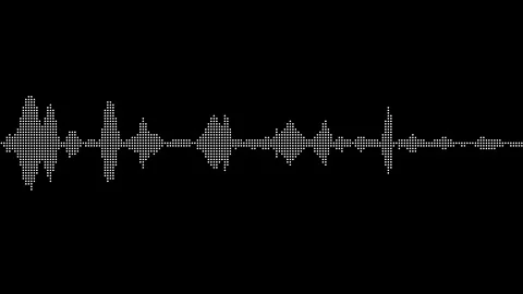 Minimalist Waveform Audio. Stock Footage 171026980