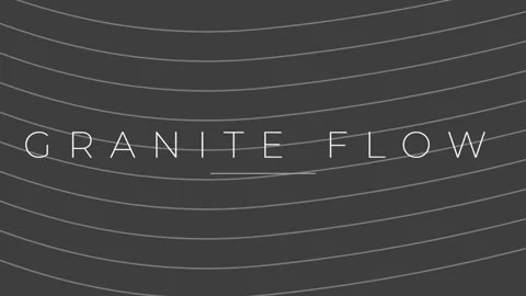 Minimalist wavy pattern abstract background design on dark gray backdrop Stock Footage 337655823