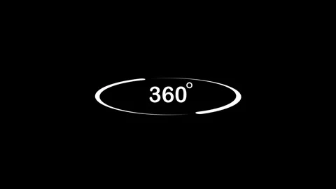 Minimalist white 360 degree rotation symbol animation with rotating arrow o.. Stock Footage 333032246