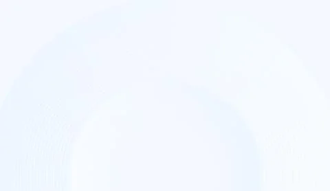 Minimalist white abstract background with soft curved wave lines in light blue イラスト素材