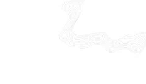 Minimalist white abstract background with subtle wavy lines flowing across the Illustrazione stock