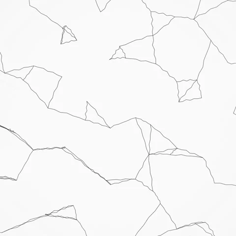 Minimalist white background abstract geometric line art pattern Stock Footage 345690889