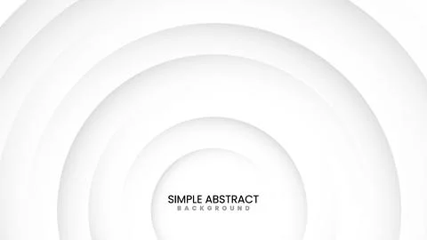 Minimalist White Background with Subtle Circle Shadows Stock Illustration