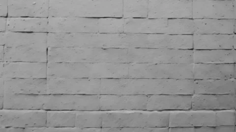 Minimalist white brick wall texture background for architectural use Stock Footage 341801427