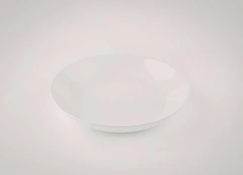 Minimalist white circle on plain surface Stock Photos