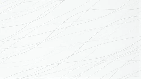 Minimalist white curved lines flow in a gentle waving motion Stock Footage 342216296