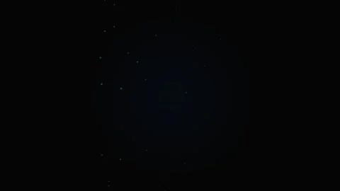Minimalist white dots scattered across a deep black void background texture Stock Footage 339617425