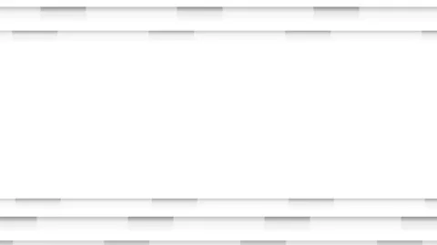 Minimalist white glitch background with horizontal flickering lines. 4K Video stock 341847671