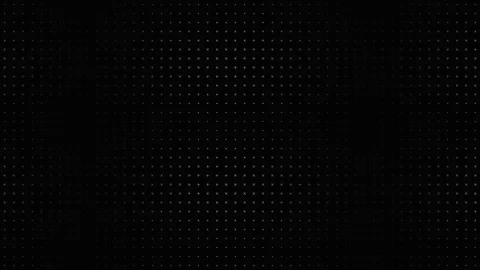 Minimalist white HUD coordinate grid on black background Stock Footage 335883579