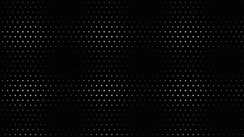 Minimalist white LED dot grid on black background Stock Footage 335938375