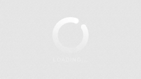 Minimalist White Loading Spinner With Text Overlay Stock Footage 343352381